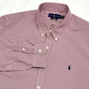 Ralph Lauren Performance Classic Fit Long Sleeve Button Down Shirt XXL